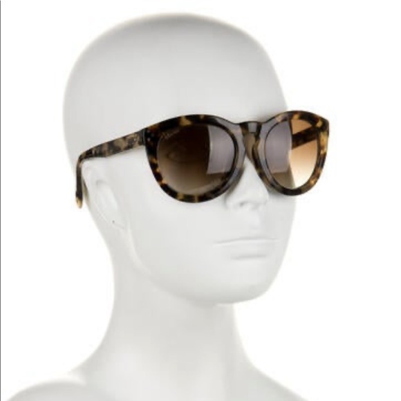 Celine tortoise cat eye sunglasses in EUC - Picture 3 of 4